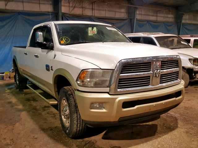 3C6UD5LL8CG347849 - 2012 DODGE RAM 2500 L WHITE photo 1