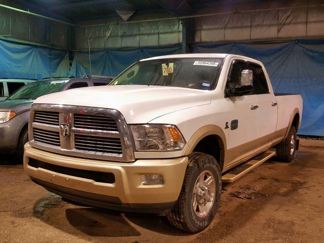 3C6UD5LL8CG347849 - 2012 DODGE RAM 2500 L WHITE photo 2