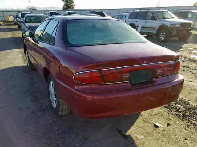 2G4WS52J831237654 - 2003 BUICK CENTURY CU RED photo 3