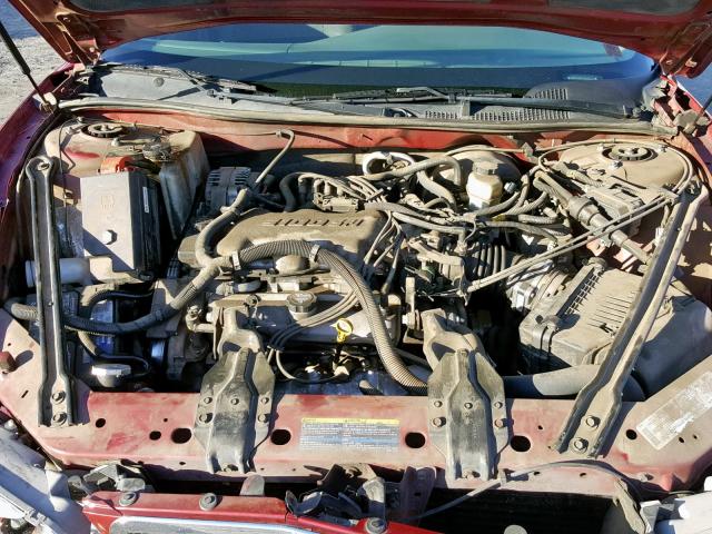 2G4WS52J831237654 - 2003 BUICK CENTURY CU RED photo 7