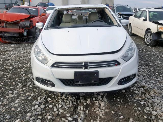 1C3CDFCA9DD346785 - 2013 DODGE DART LIMIT WHITE photo 7