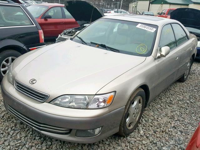 JT8BF28G1Y5090387 - 2000 LEXUS ES 300 BEIGE photo 2