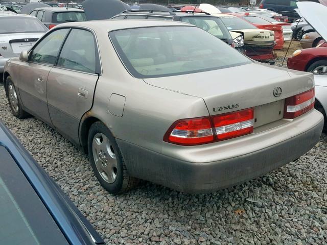 JT8BF28G1Y5090387 - 2000 LEXUS ES 300 BEIGE photo 3