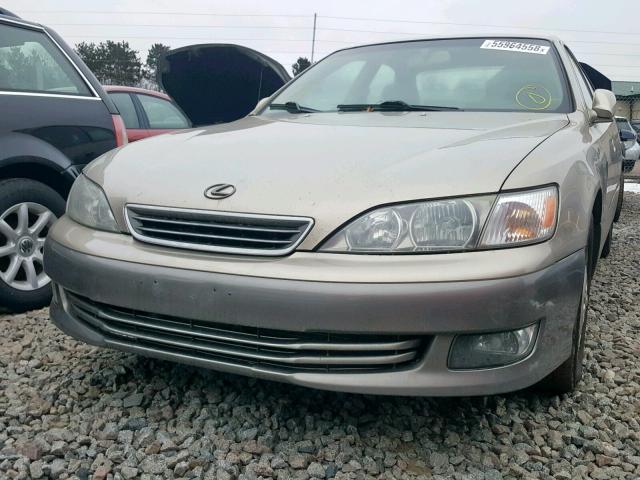 JT8BF28G1Y5090387 - 2000 LEXUS ES 300 BEIGE photo 9