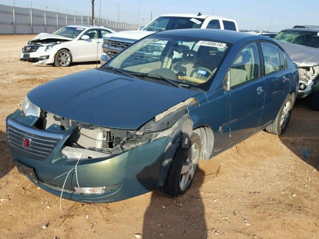 1G8AL55F47Z176006 - 2007 SATURN ION LEVEL GREEN photo 2