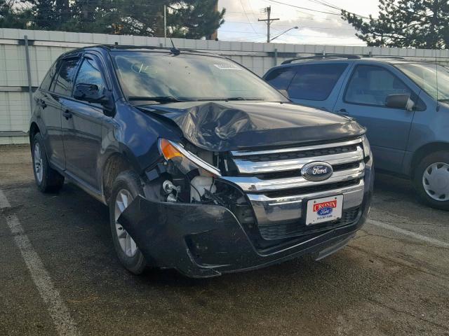 2FMDK3GC2DBC33519 - 2013 FORD EDGE SE BLACK photo 1