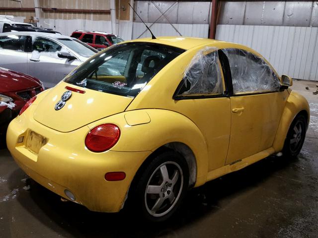 3VWCD21C9YM478770 - 2000 VOLKSWAGEN NEW BEETLE YELLOW photo 4