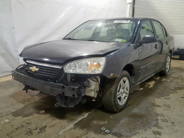 1G1ZS58F37F228677 - 2007 CHEVROLET MALIBU LS 黑色 照片 2