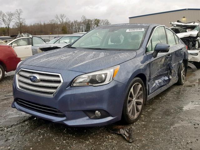 4S3BNEN68H3004392 - 2017 SUBARU LEGACY 3.6 BLUE photo 2