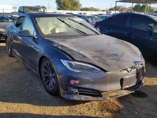 5YJSA1E29JF260082 - 2018 TESLA MODEL S GRAY photo 1