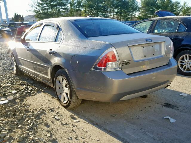 3FAHP06Z48R128778 - 2008 FORD FUSION S GRAY photo 3