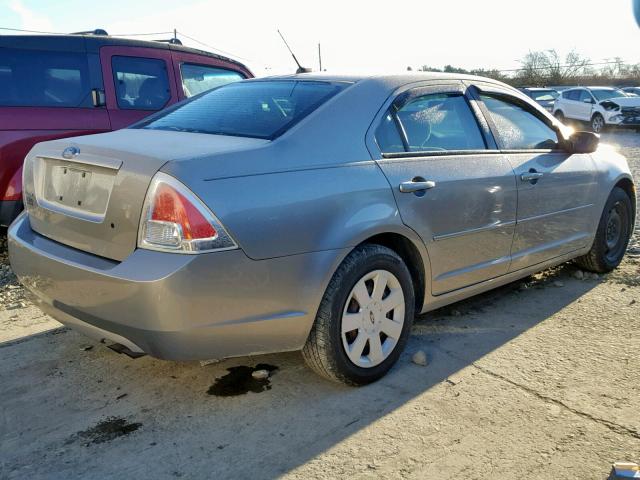 3FAHP06Z48R128778 - 2008 FORD FUSION S GRAY photo 4