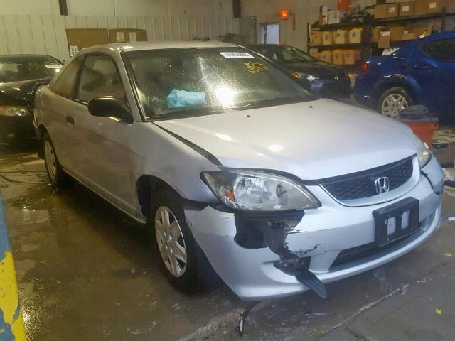 1HGEM22115L070271 - 2005 HONDA CIVIC DX V SILVER photo 1