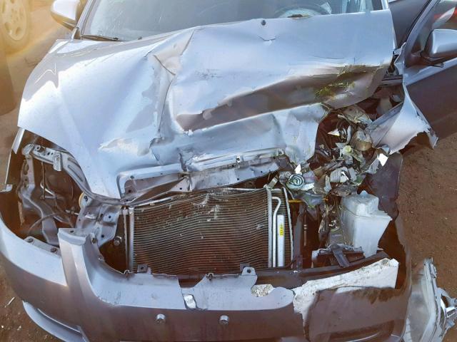 KL1TD5DE1AB118110 - 2010 CHEVROLET AVEO LS GRAY photo 7