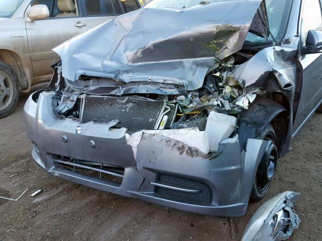 KL1TD5DE1AB118110 - 2010 CHEVROLET AVEO LS GRAY photo 9