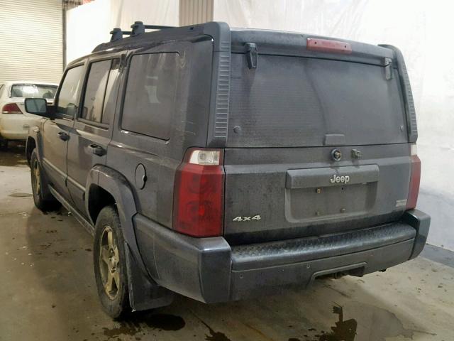 1J8HG48K89C547095 - 2009 JEEP COMMANDER BLACK photo 3