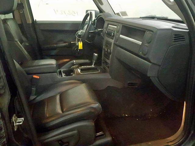 1J8HG48K89C547095 - 2009 JEEP COMMANDER BLACK photo 5