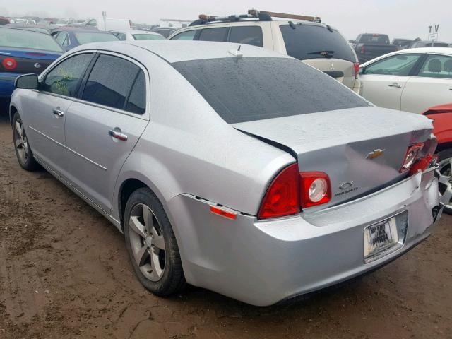 1G1ZC5E00CF316545 - 2012 CHEVROLET MALIBU 1LT ვერცხლისფერი ფოტო 3