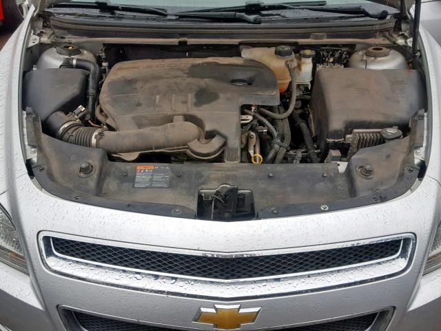 1G1ZC5E00CF316545 - 2012 CHEVROLET MALIBU 1LT ვერცხლისფერი ფოტო 7