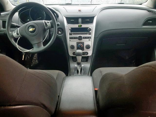1G1ZC5E00CF316545 - 2012 CHEVROLET MALIBU 1LT ვერცხლისფერი ფოტო 9