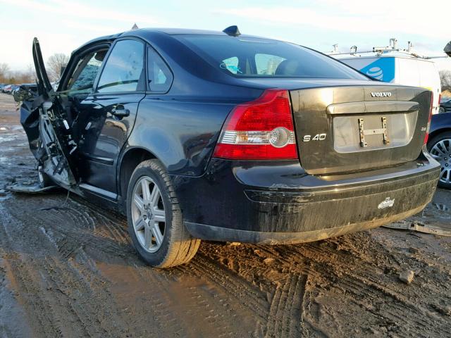 YV1MS382572264441 - 2007 VOLVO S40 2.4I BLACK photo 3