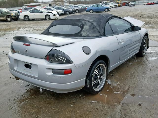 4A3AE45G23E203740 - 2003 MITSUBISHI ECLIPSE SP SILVER photo 4