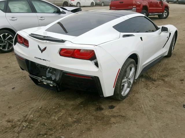 1G1YA2D75G5121034 - 2016 CHEVROLET CORVETTE S WHITE photo 4