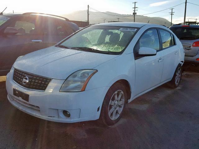 3N1AB61E29L632917 - 2009 NISSAN SENTRA 2.0 WHITE photo 2