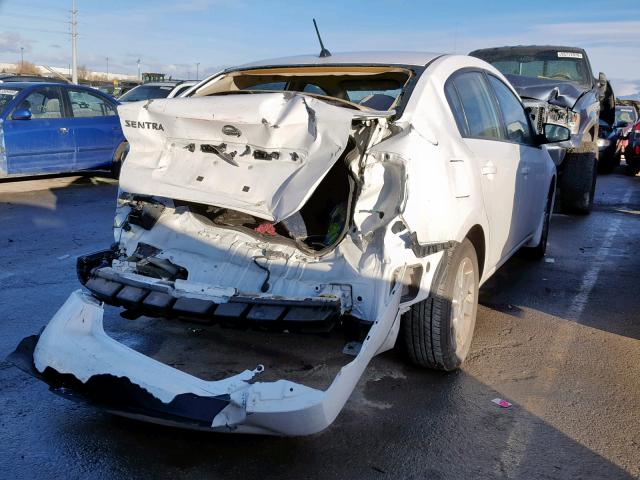 3N1AB61E29L632917 - 2009 NISSAN SENTRA 2.0 WHITE photo 4