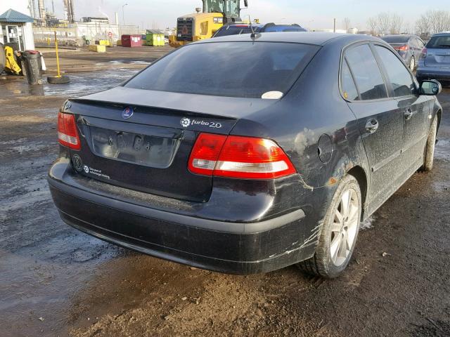 YS3FD46Y771130762 - 2007 SAAB 9-3 2.0T BLACK photo 4