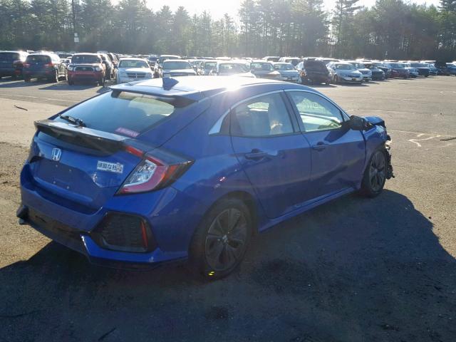 SHHFK7H71HU400739 - 2017 HONDA CIVIC EXL BLUE photo 4