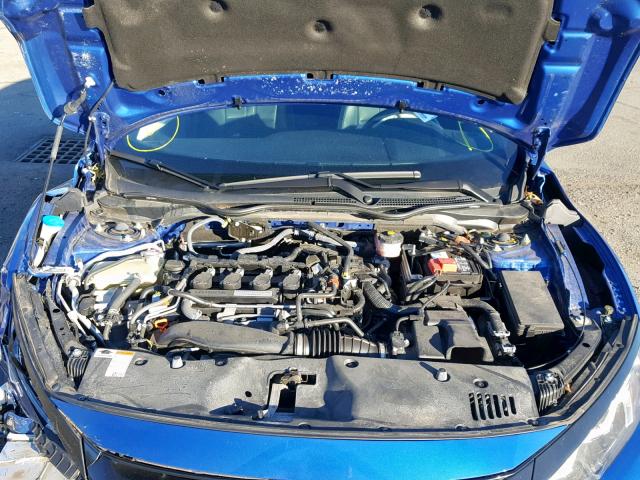 SHHFK7H71HU400739 - 2017 HONDA CIVIC EXL BLUE photo 7