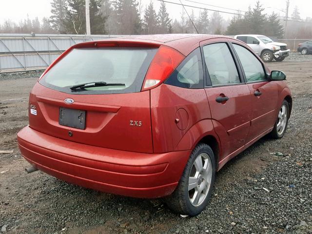 3FAFP37383R187750 - 2003 FORD FOCUS ZX5 RED photo 4