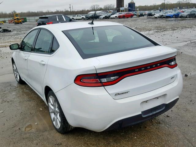 1C3CDFBA1DD159283 - 2013 DODGE DART SXT WHITE photo 3