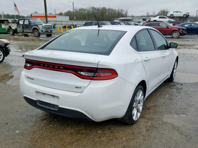 1C3CDFBA1DD159283 - 2013 DODGE DART SXT WHITE photo 4