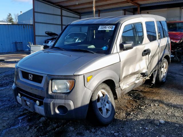 5J6YH27533L038697 - 2003 HONDA ELEMENT EX SILVER photo 2