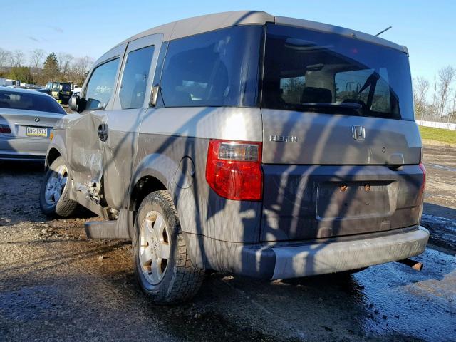 5J6YH27533L038697 - 2003 HONDA ELEMENT EX SILVER photo 3