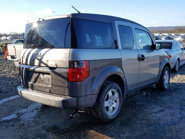 5J6YH27533L038697 - 2003 HONDA ELEMENT EX SILVER photo 4