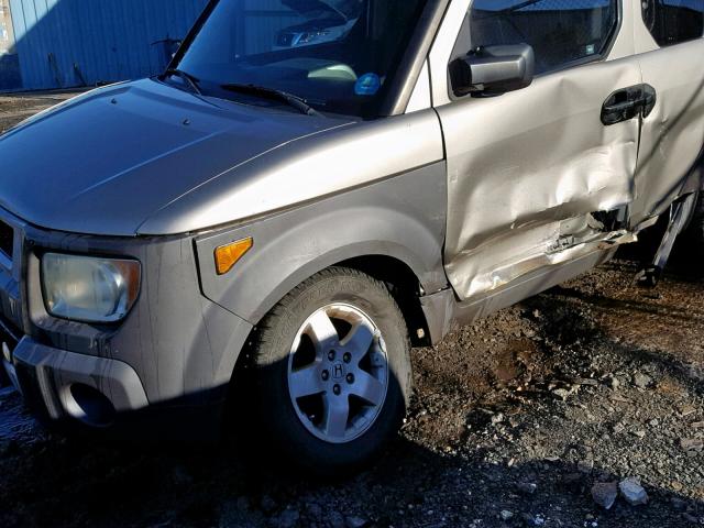 5J6YH27533L038697 - 2003 HONDA ELEMENT EX SILVER photo 9