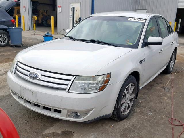 1FAHP24W79G103144 - 2009 FORD TAURUS SEL WHITE photo 2