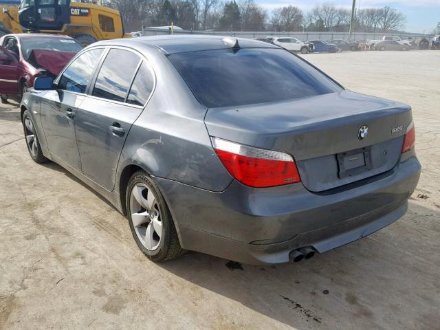 WBANE53546B992150 - 2006 BMW 525 I GRAY photo 3