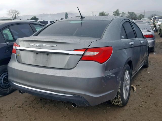 1C3CCBCG3DN520277 - 2013 CHRYSLER 200 LIMITE GRAY photo 4