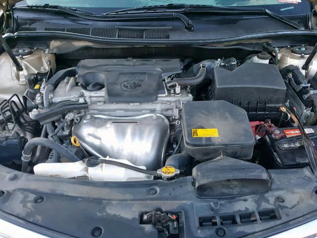 4T1BF1FK6CU079592 - 2012 TOYOTA CAMRY BASE GOLD photo 7