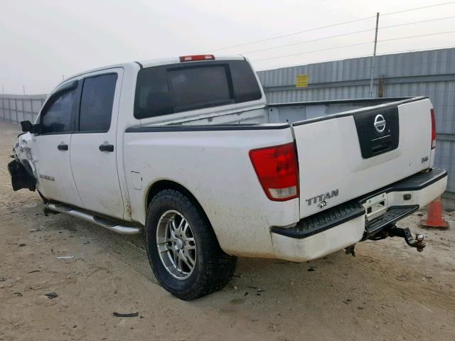 1N6AA07A85N512919 - 2005 NISSAN TITAN XE WHITE photo 3