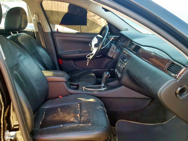 2G1WC5E37C1129694 - 2012 CHEVROLET IMPALA LTZ BLACK photo 5