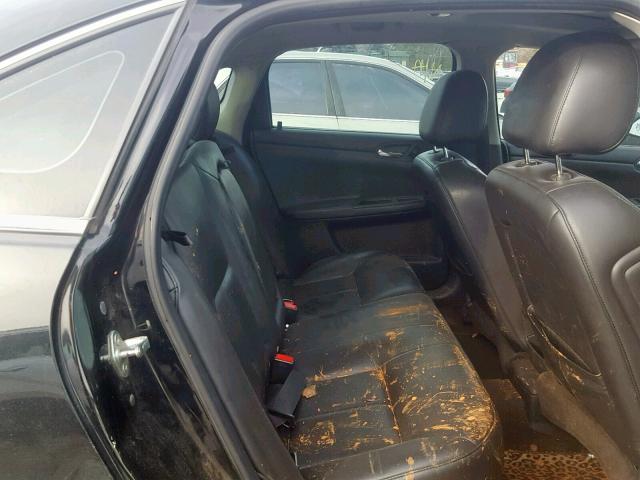 2G1WC5E37C1129694 - 2012 CHEVROLET IMPALA LTZ BLACK photo 6