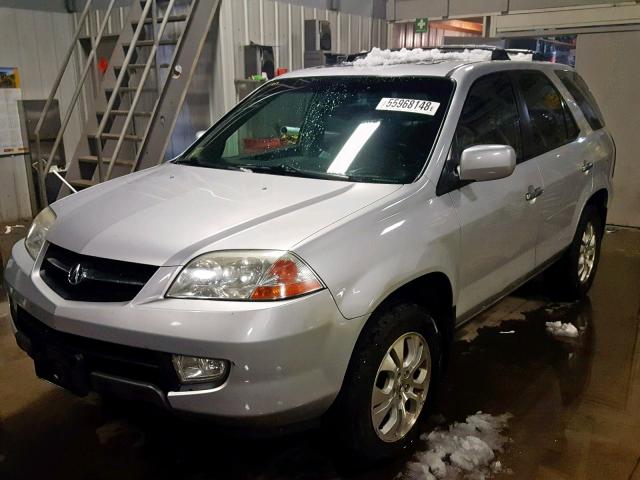 2HNYD18603H522210 - 2003 ACURA MDX TOURIN SILVER photo 2