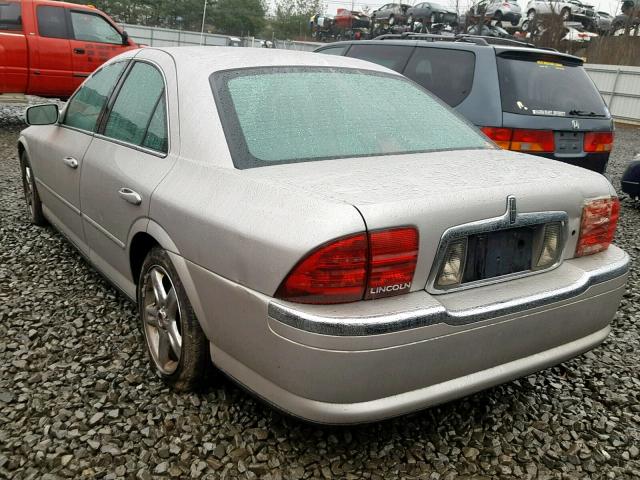 1LNHM87A92Y706226 - 2002 LINCOLN LS SILVER photo 3