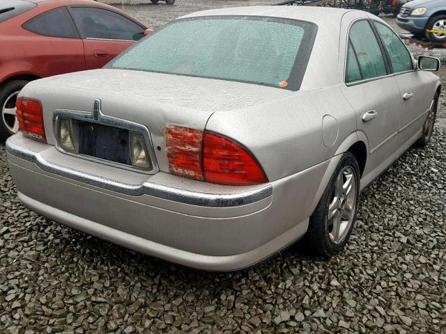 1LNHM87A92Y706226 - 2002 LINCOLN LS SILVER photo 4