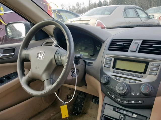 1HGCM56446A028929 - 2006 HONDA ACCORD LX BLACK photo 9